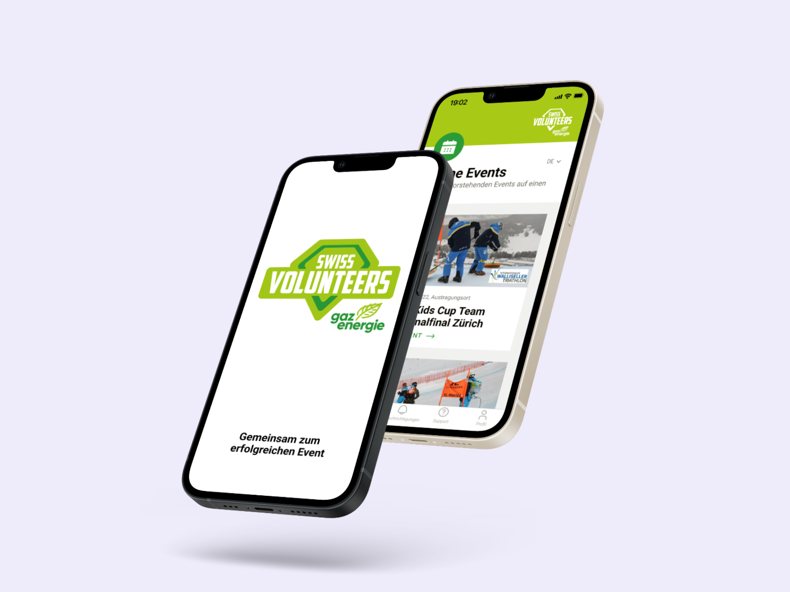 Mobile App für Swiss Volunteers